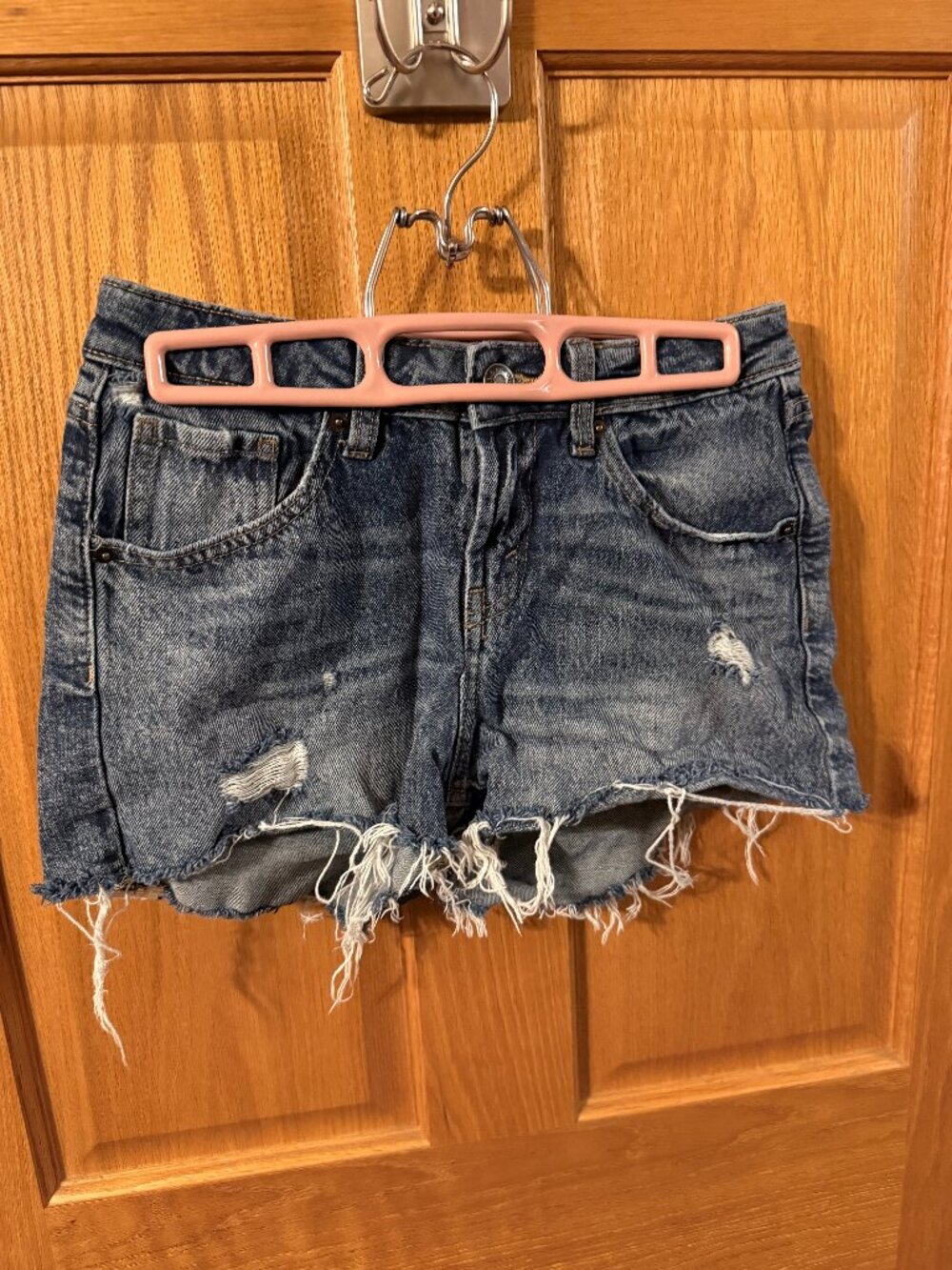 Women's Distressed Jean Short